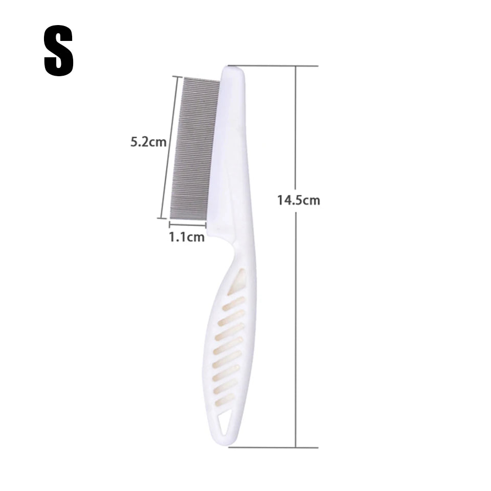 NONOR Dog Cat Grooming Flea Comb Pet Care Comb Hair Brush Flea Removal Massage Grooming Portable Tools Pets Accessories